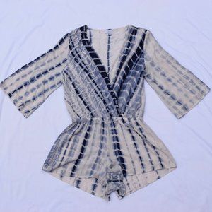 Tie-Dye Long Sleeve Romper